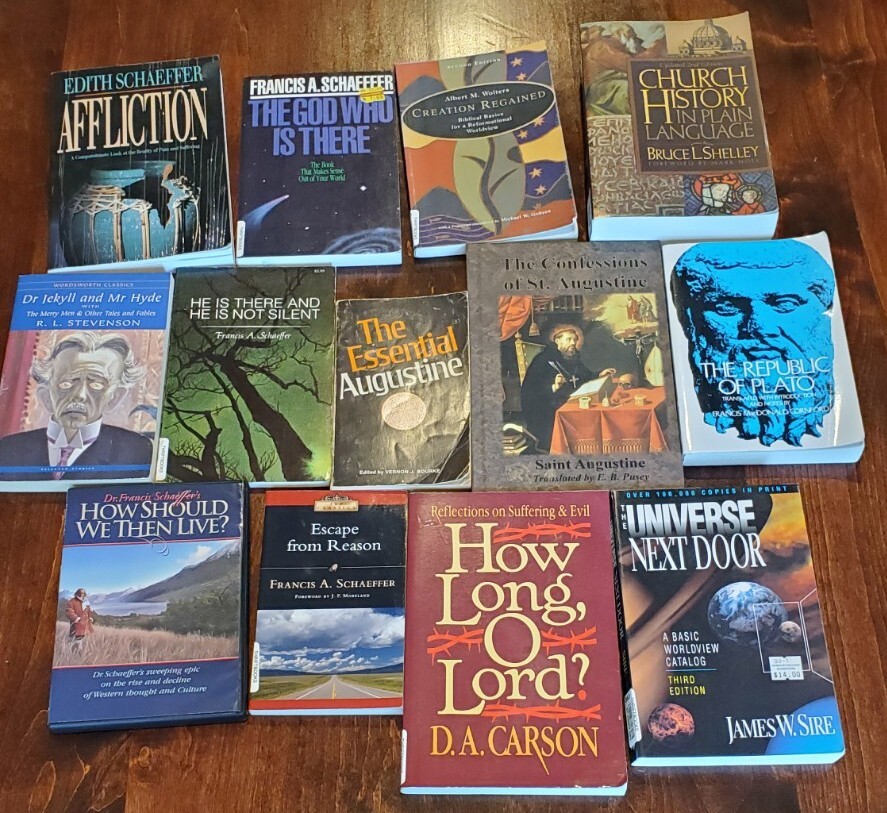 Homeschool World View 1 Book Lot, 12 Books Plus 1 DvD