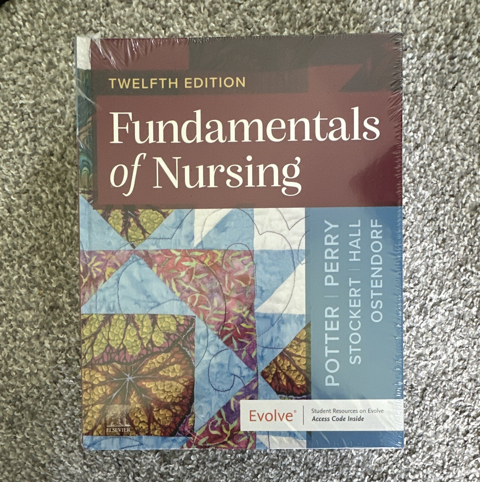 Elsevier Fundamentals of Nursing 12th Ed Textbook Unopened and open Study Guide