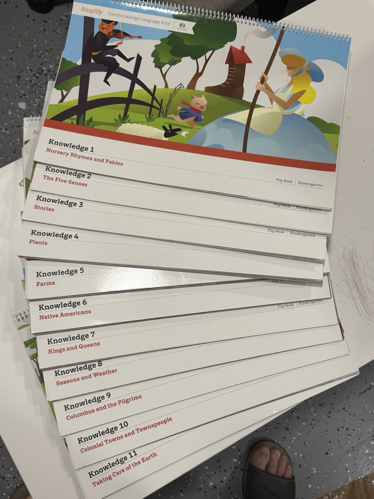 Amplify Core Knowledge Arts, Flip Book Kindergarten, 1-11