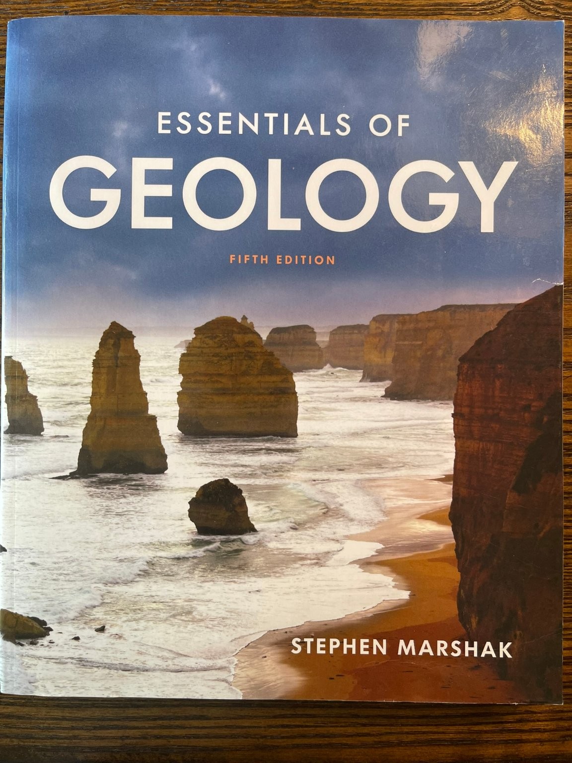 Essentials of Geology Stephen Marshak Fifth Edition Earth Science W W Norton: VG