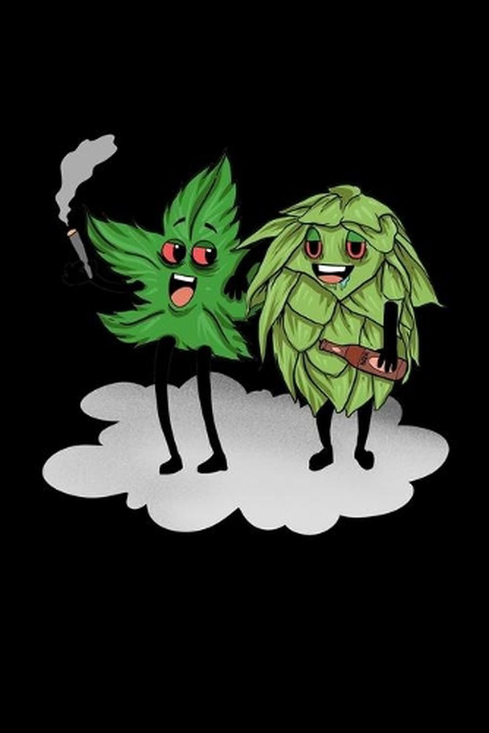 120 Pages DINA5: Cannabis Graphic Jorunal Book For Marijuana Smoker 120 Pages DI
