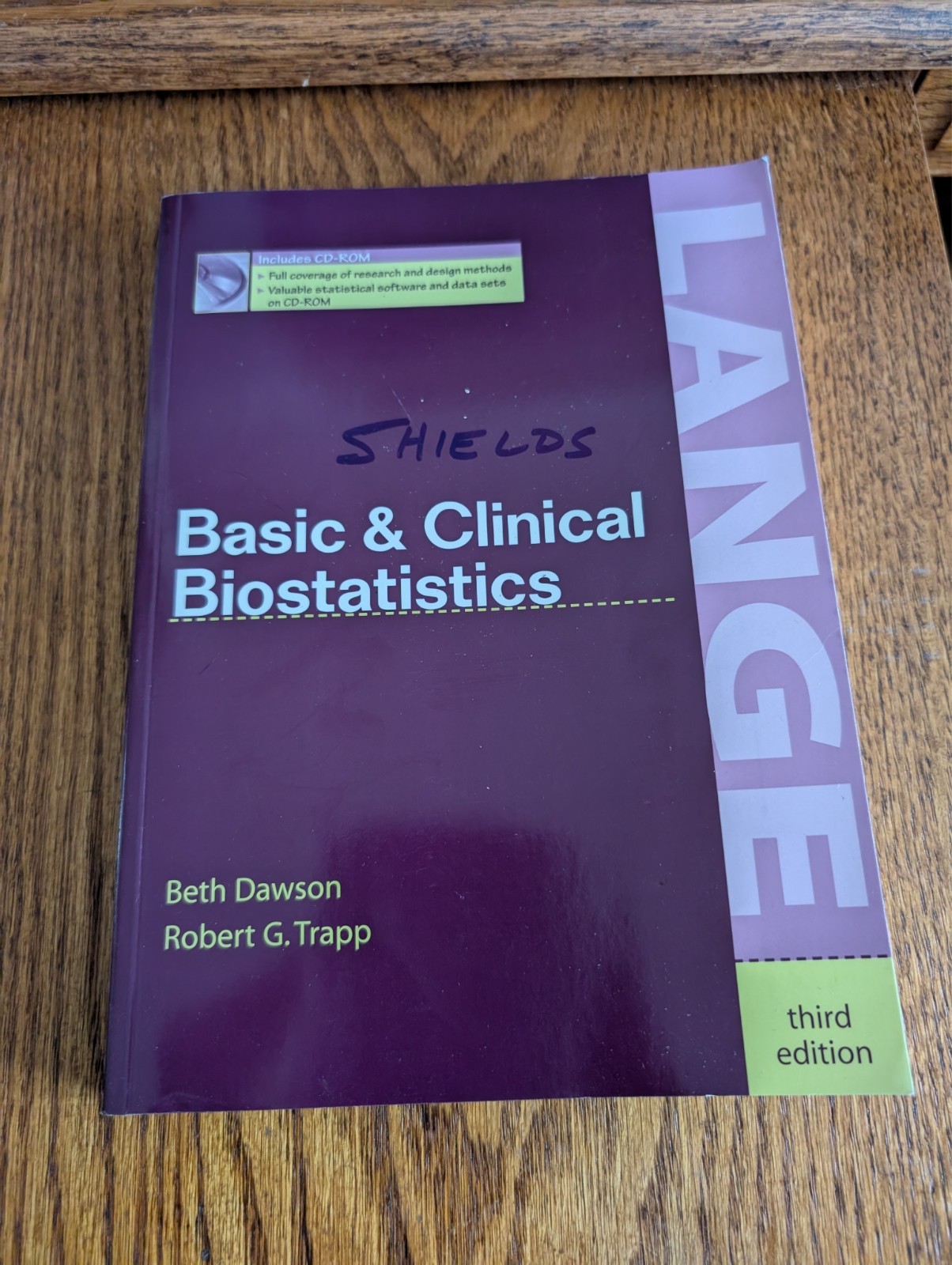 Basic and Clinical Biostatistics (Third Edition) by Susan White. -Paperback
