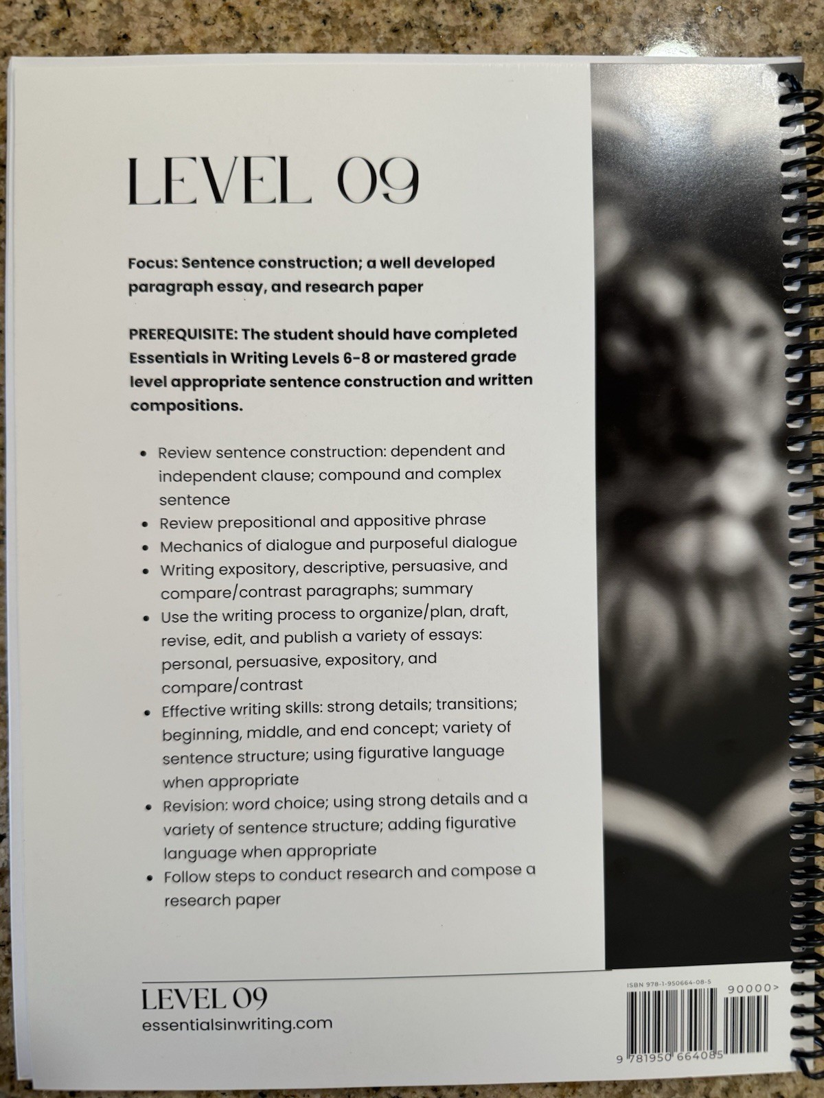 Essentials In Writing (EIW) Level 9