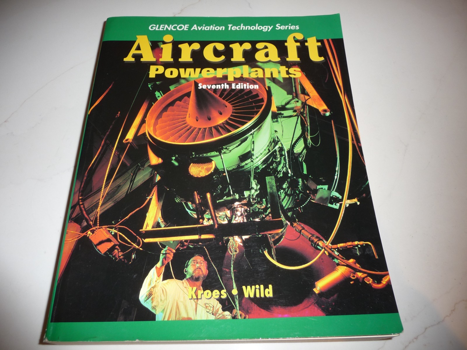 AIRCRAFT POWERPLANTS-GLENCO Aviation Technology Series-7th Ed-1995-FREE SHIPPING