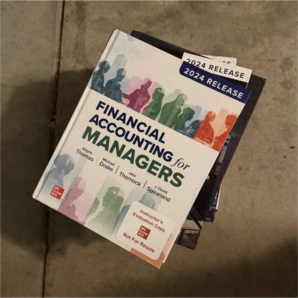McGraw Hill Financial Accounting Instructor’s Evaluation Copy Hardcover 2024