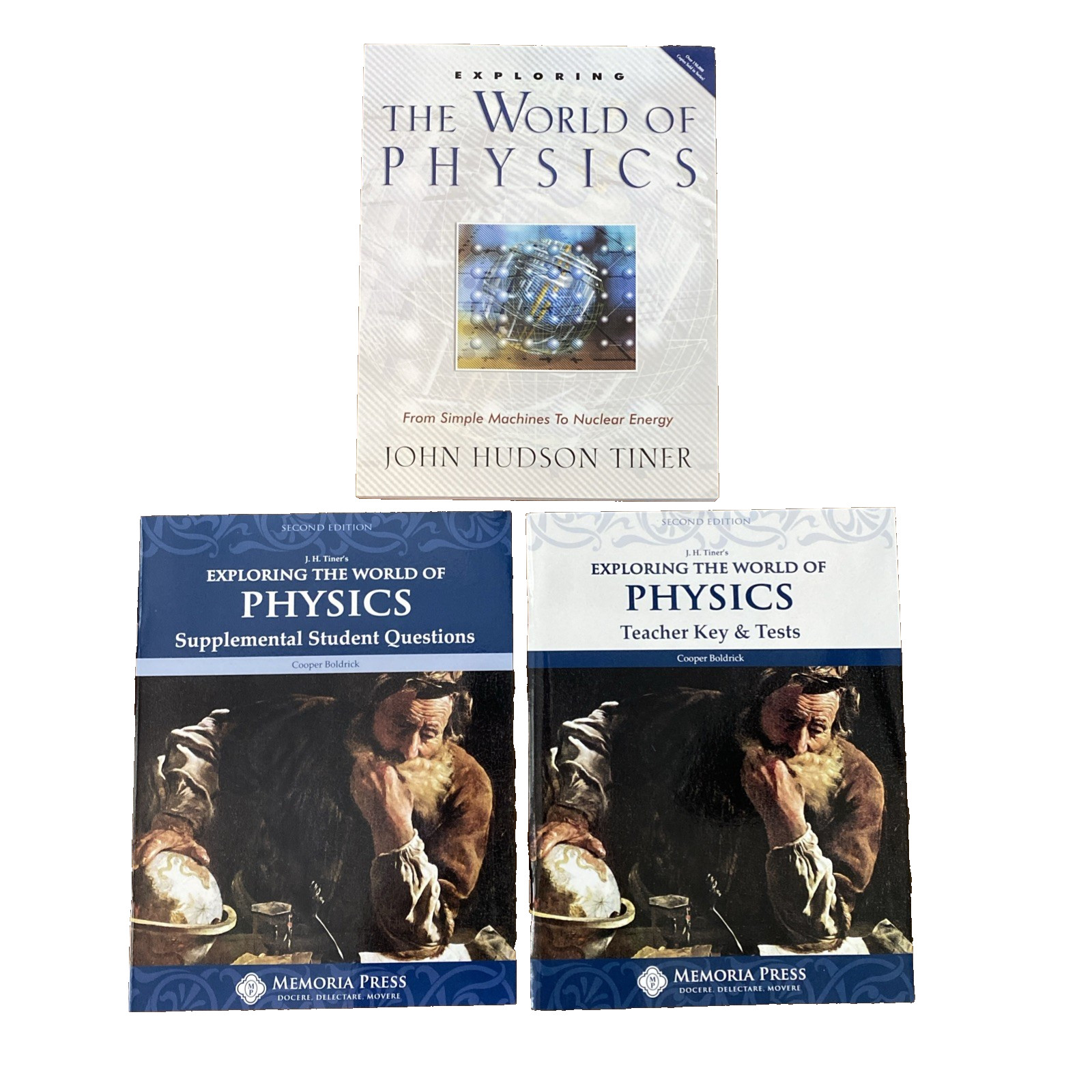 Memoria Press Exploring The World of Physics Tiner Student Teacher Homeschool