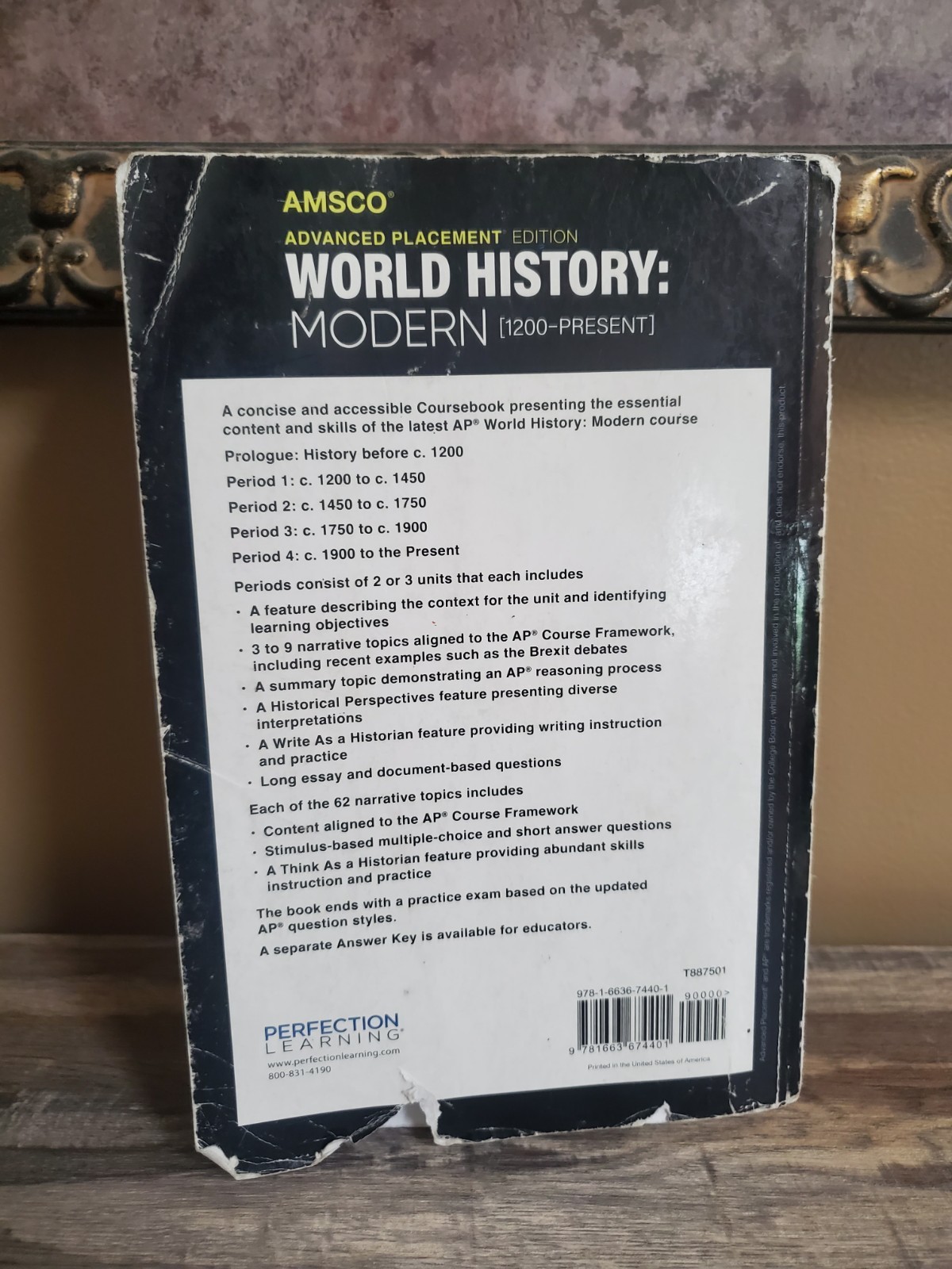 Advanced Placement World History Modern [1200- Present] Perfection Learning PB
