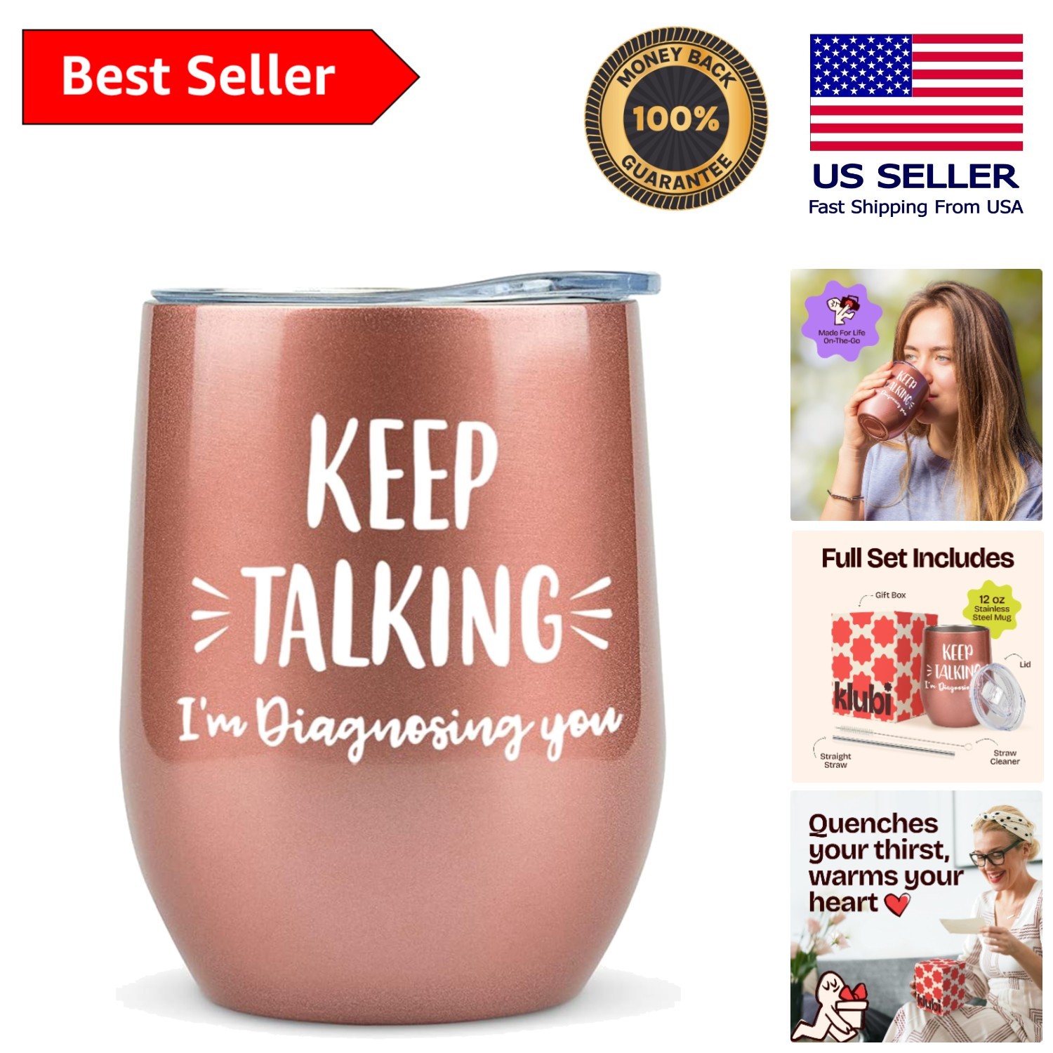 12oz Psychology Tumbler – Keep Talking I’m Diagnosing You – Perfect Gift for …