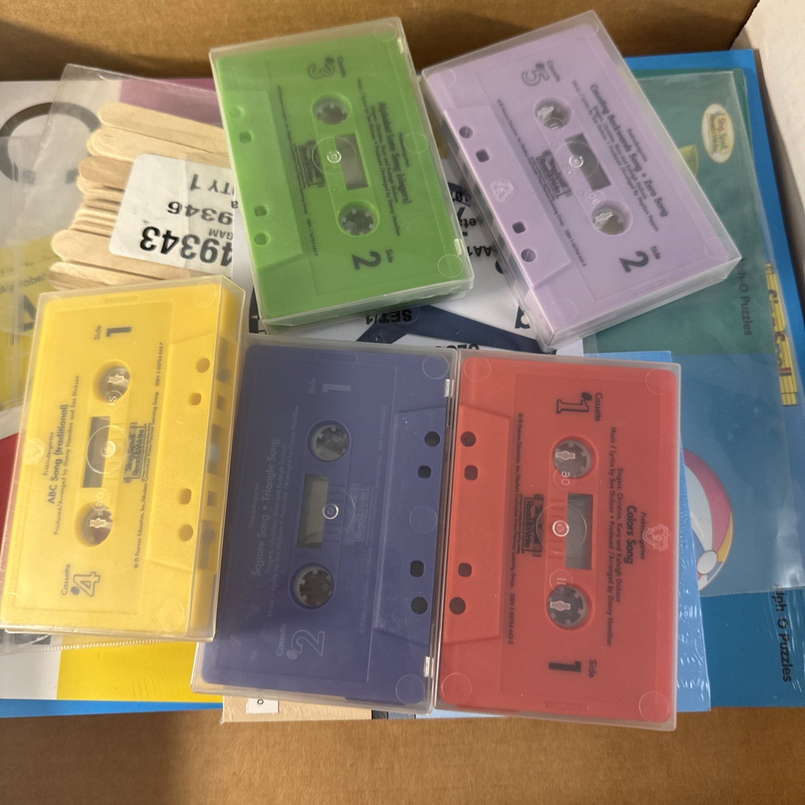 Sing Spell Read Write, Pre-school Kit, Rare Find, Complete Except For Cd