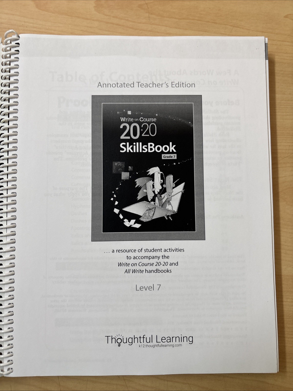 Lot 3 Write on Course 20-20 Grade 7 Textbook Skillsbook Teacher’s Edition Set VG