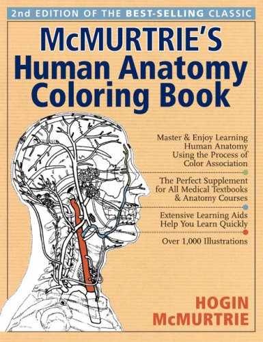 McMurtrie’s Human Anatomy Coloring – Paperback, by McMurtrie Hogin – Very Good