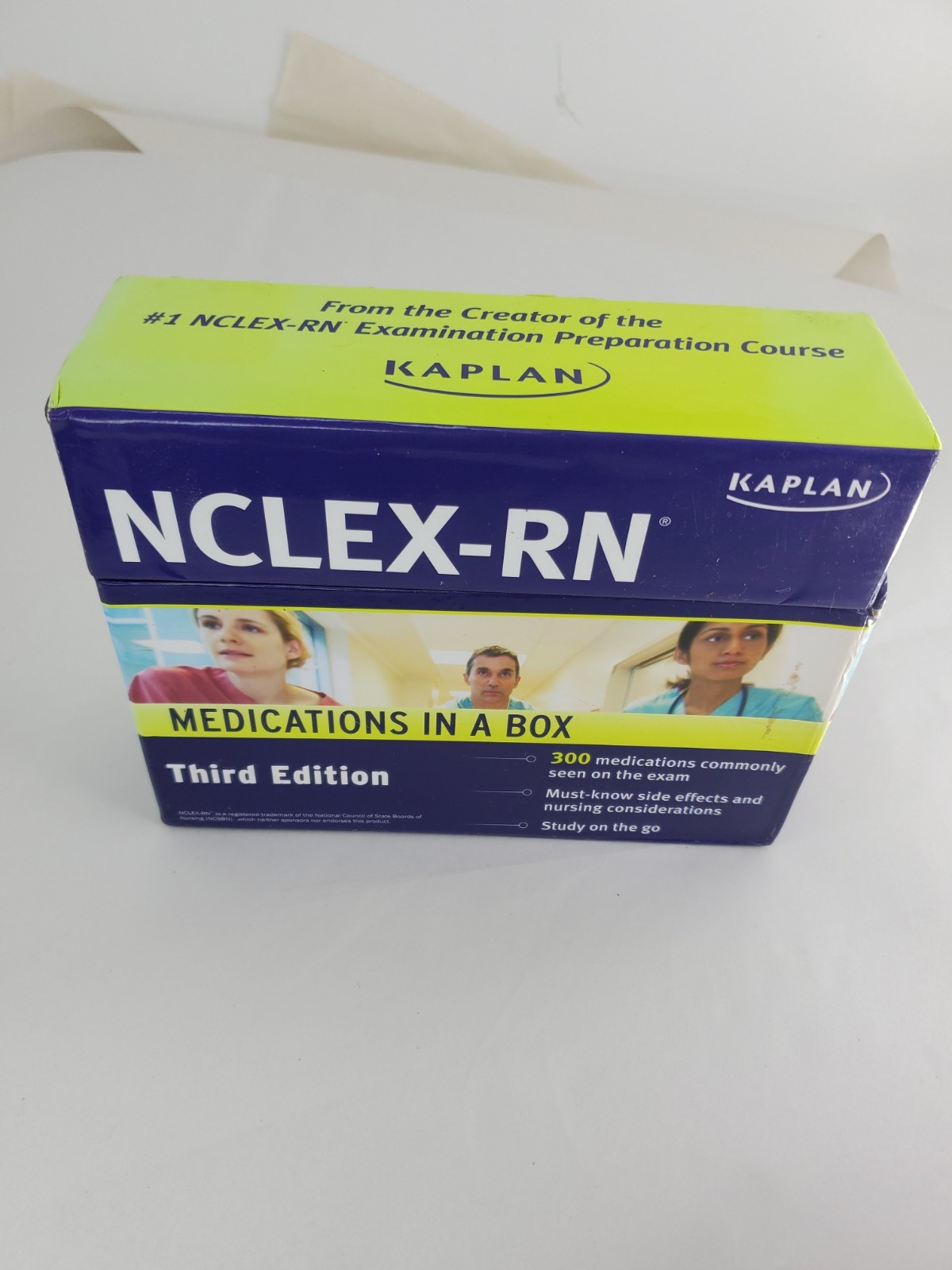 NCLEX-RN Medications in a Box by Kaplan (2011, Cards,Flash Cards) Pharmacy Nurse
