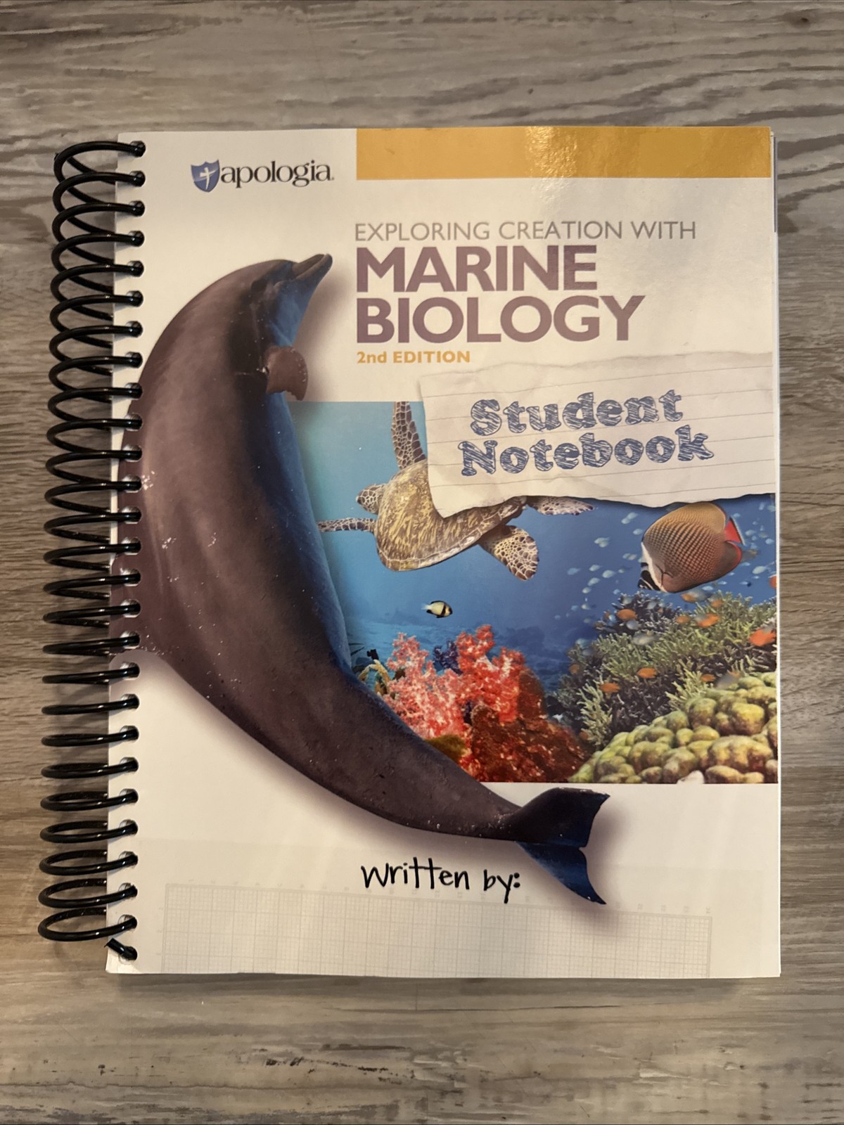 Apologia Exploring Creation with Marine Biology 2nd Ed. Student Notebook – NEW!
