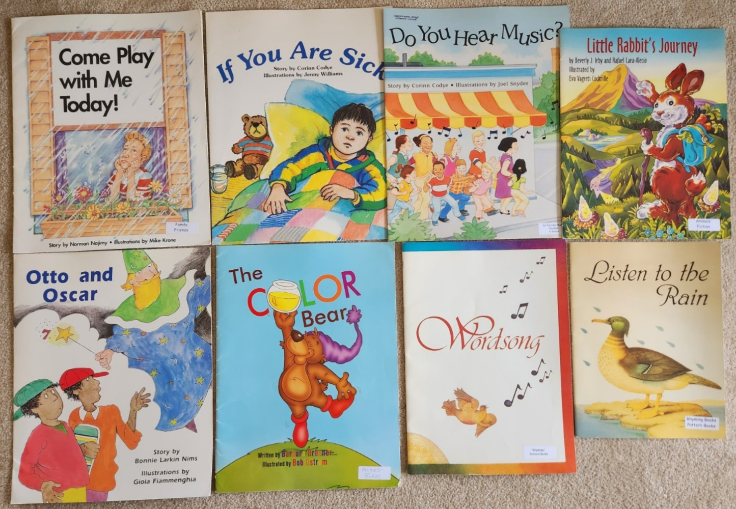 SRA McGraw Hill Classroom Teachers Oversized Easel Big Reading Books Lot of 8