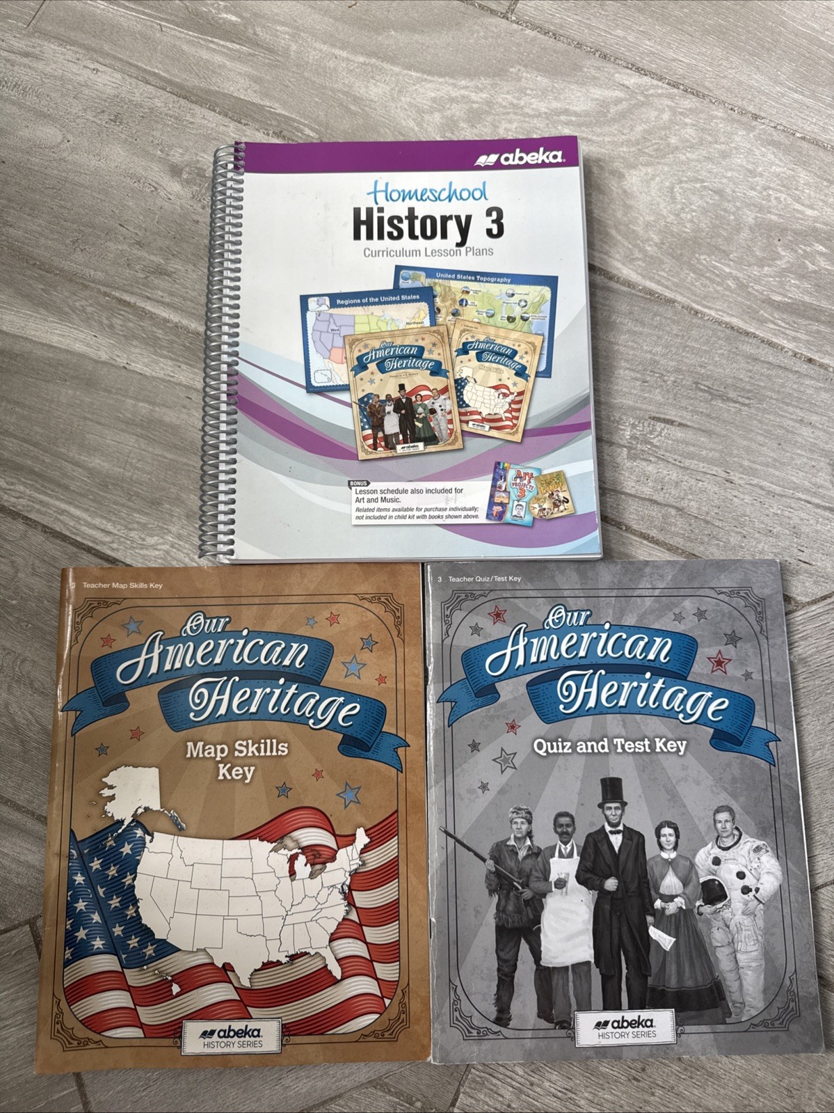 ABeka History Grade 3 – Our American Heritage Lot Lesson Plans And Teacher Keys