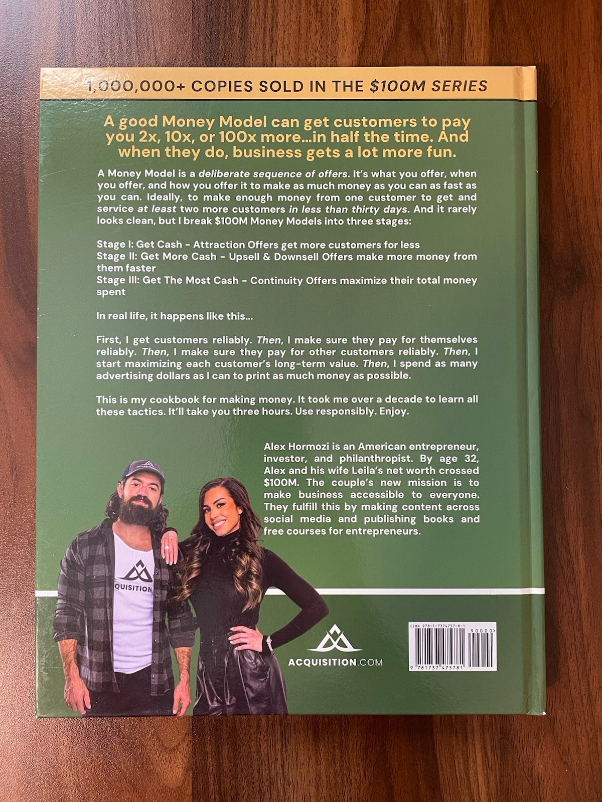 $100M Money Models : How to Make Money by Alex Hormozi (2025, Hardcover)