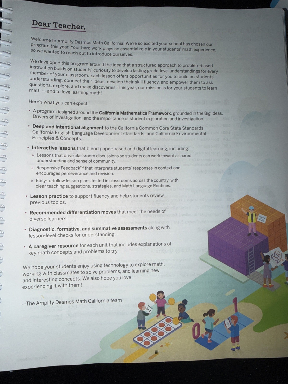 NEW Amplify Desmos Math CA Grade 3 Vol 1 Teacher Student + Sampler