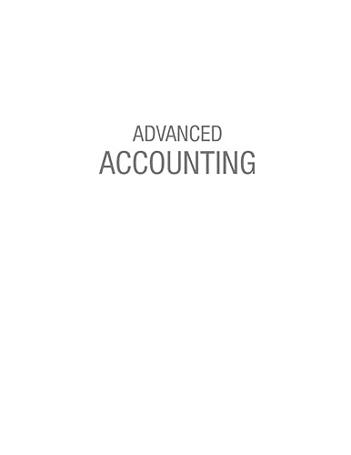 Advanced Accounting