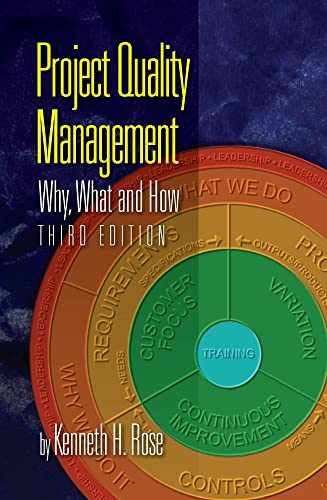 Project Quality Management, Third – Paperback, by Rose Kenneth H. – Very Good