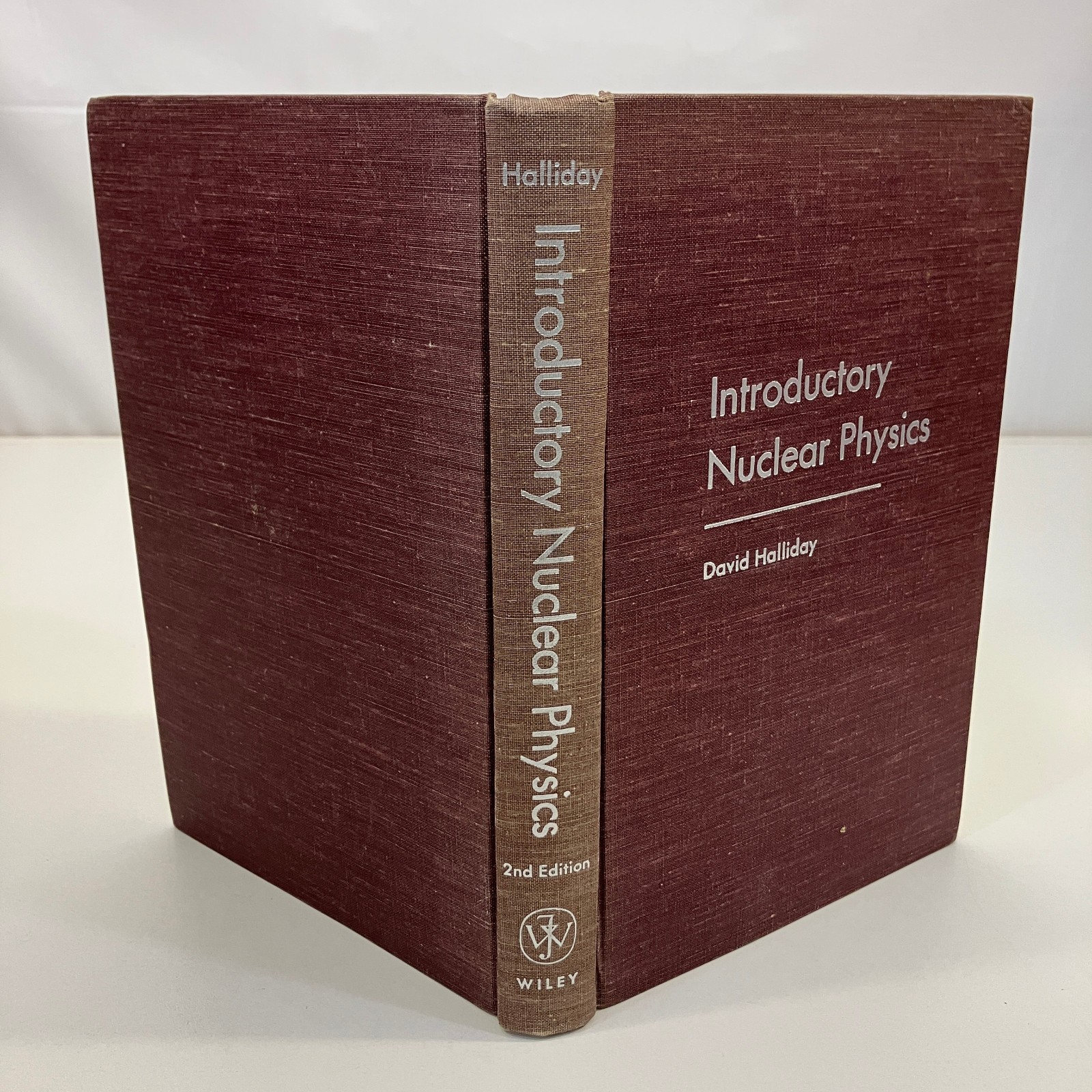 Introductory Nuclear Physics David Halliday Wiley 2nd Edition 1962 VTG HC