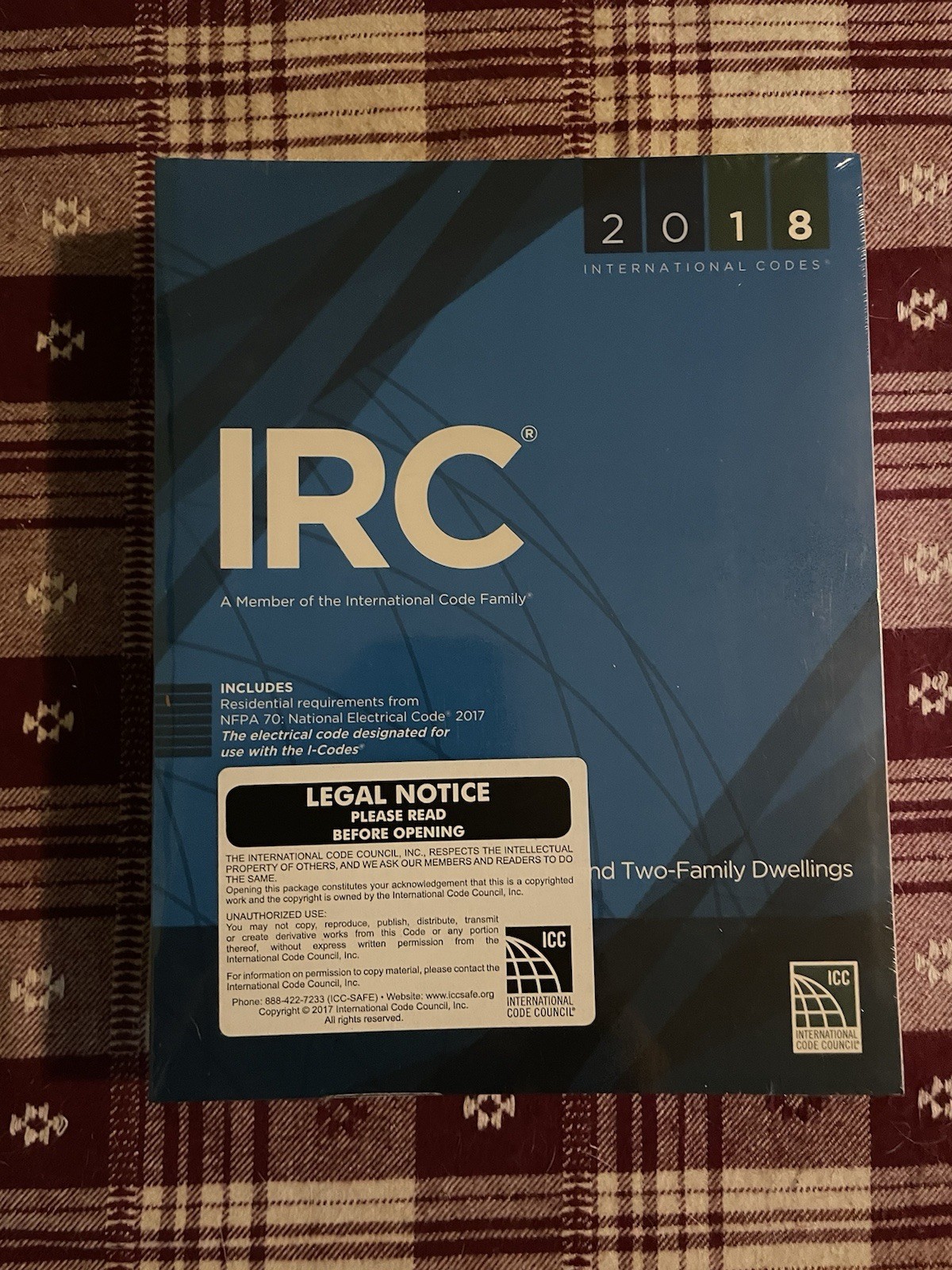International Code Council Ser.: 2018 International Residential Code for One-…