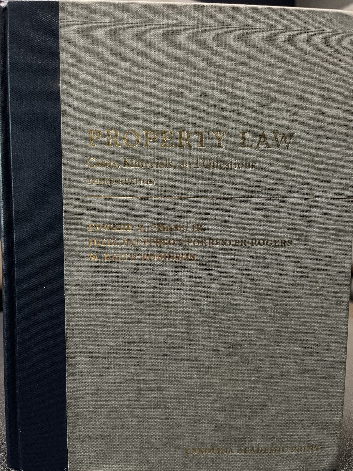 Property Law: Cases, Materials, and Questions, 3rd edition (2023)
