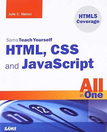 Sams Teach Yourself HTML, CSS and – Paperback, by Meloni Julie C. – Very Good