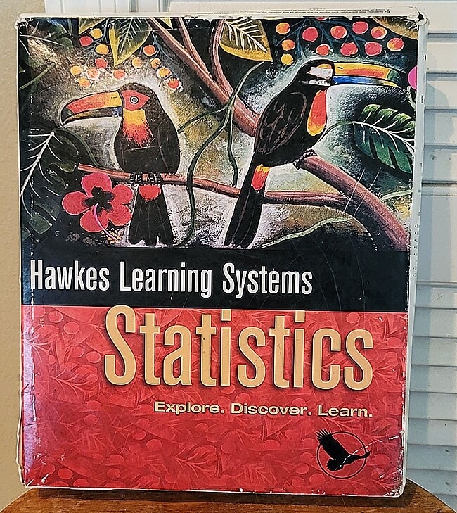 HAWKES LEARNING SYSTEMS STATISTICS – Explore Discover Learn – Like New!