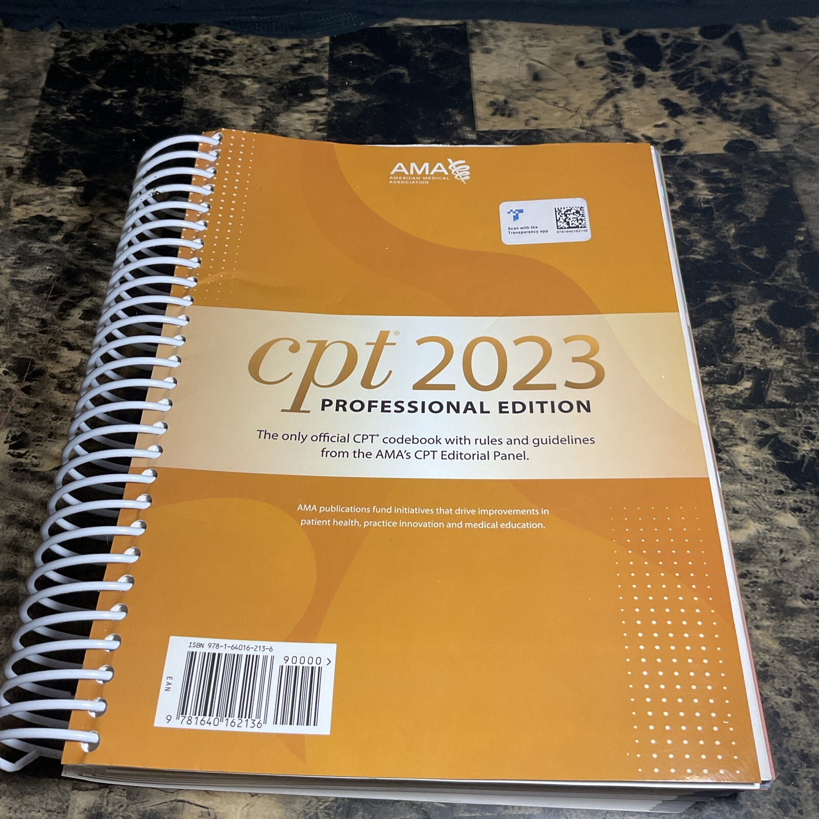 CPT 2023 Professional Ed. Spiralbound, by American Medical Assoc. – No Companion