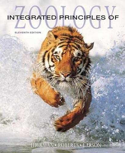 Integrated Principles of – Hardcover, by Hickman Jr. Cleveland – Very Good