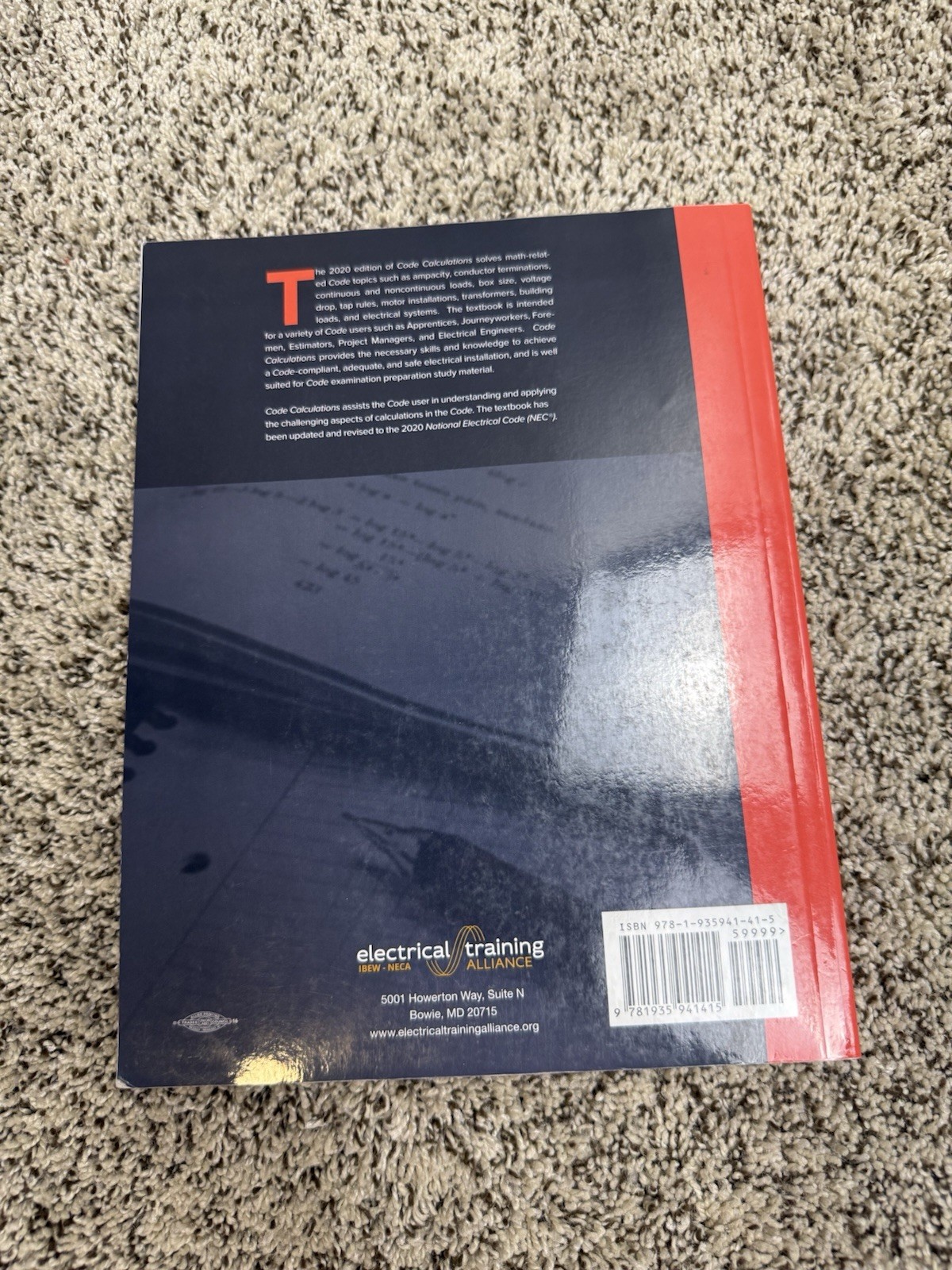 Code Calculations : Based on the 2020 National Electrical Code 9781935941415
