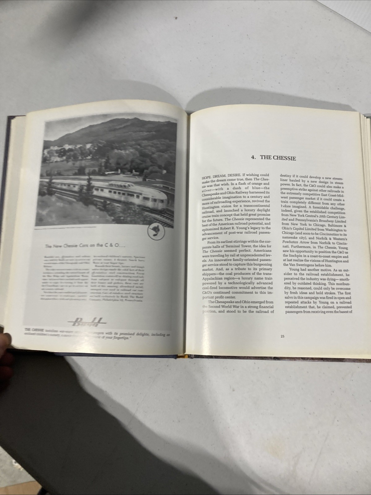 Chesapeake & Ohio Streamliners : Second to None Vol. I: The Cars Hardcover 1994