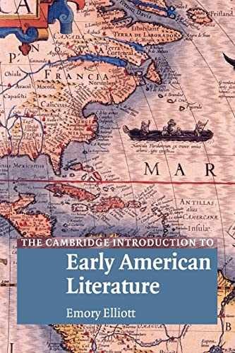 The Cambridge Introduction to Early – Paperback, by Elliott Emory – Acceptable