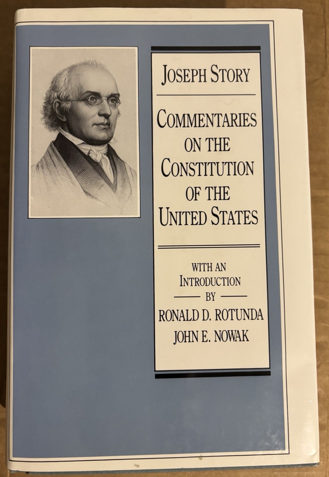 Joseph Story Commentaries On The Constitution 1987 Carolina Academic Press HC DJ