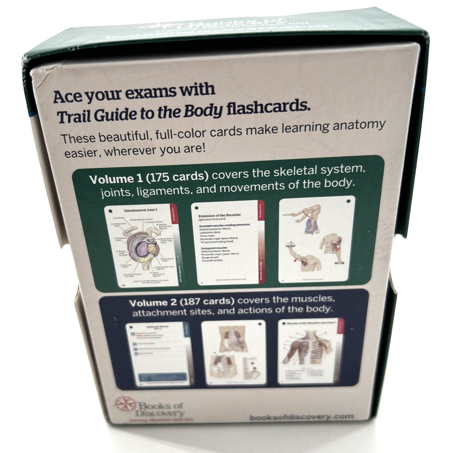Trail Guide to the Body Volume 1 Flashcards 6th Edition (Open Box)