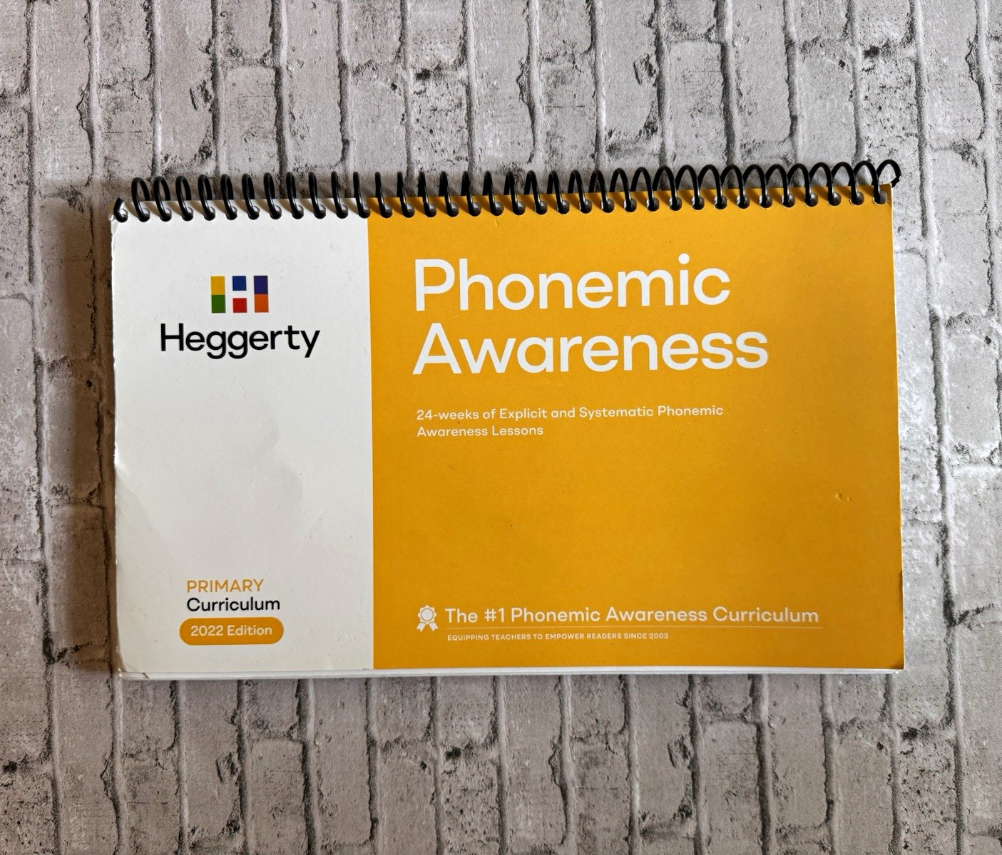 Heggerty Phonemic Awareness Primary Curriculum 2022 Edition Spiral Textbook