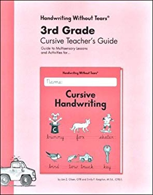 3rd Grade Cursive Teacher’s Guide Paperback Emily F., Olsen, Jan