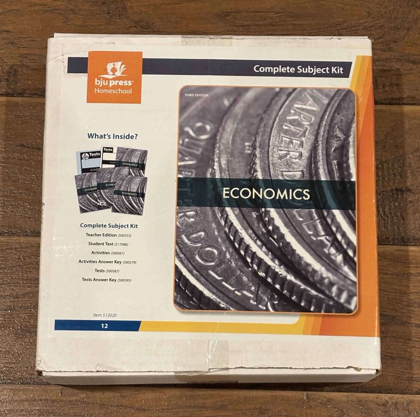 BJU Economics 3rd Edition Complete Homeschool Curriculum New In Box