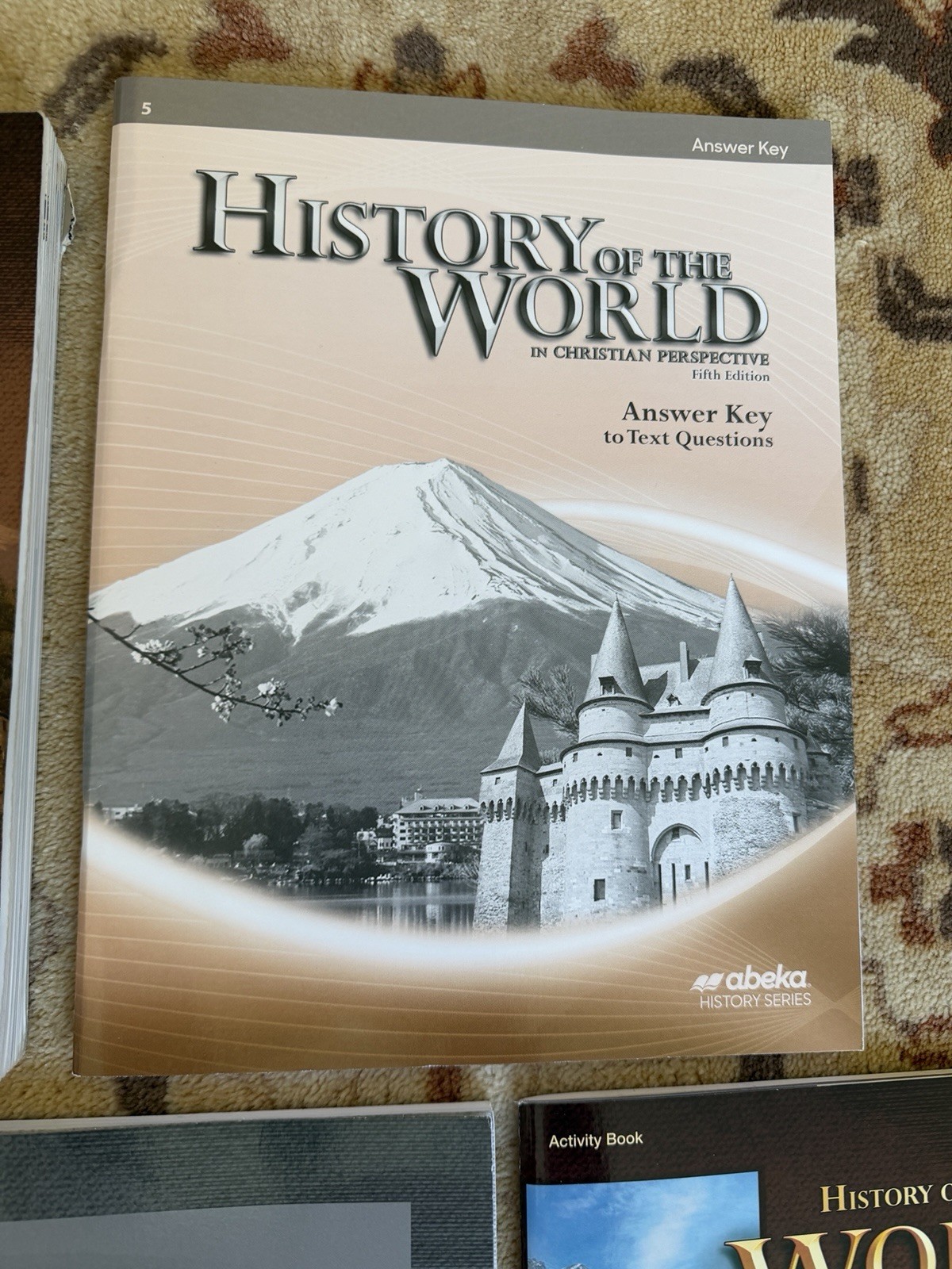 Abeka 7th grade History of the World, Teacher student curriculum Test quiz Keys