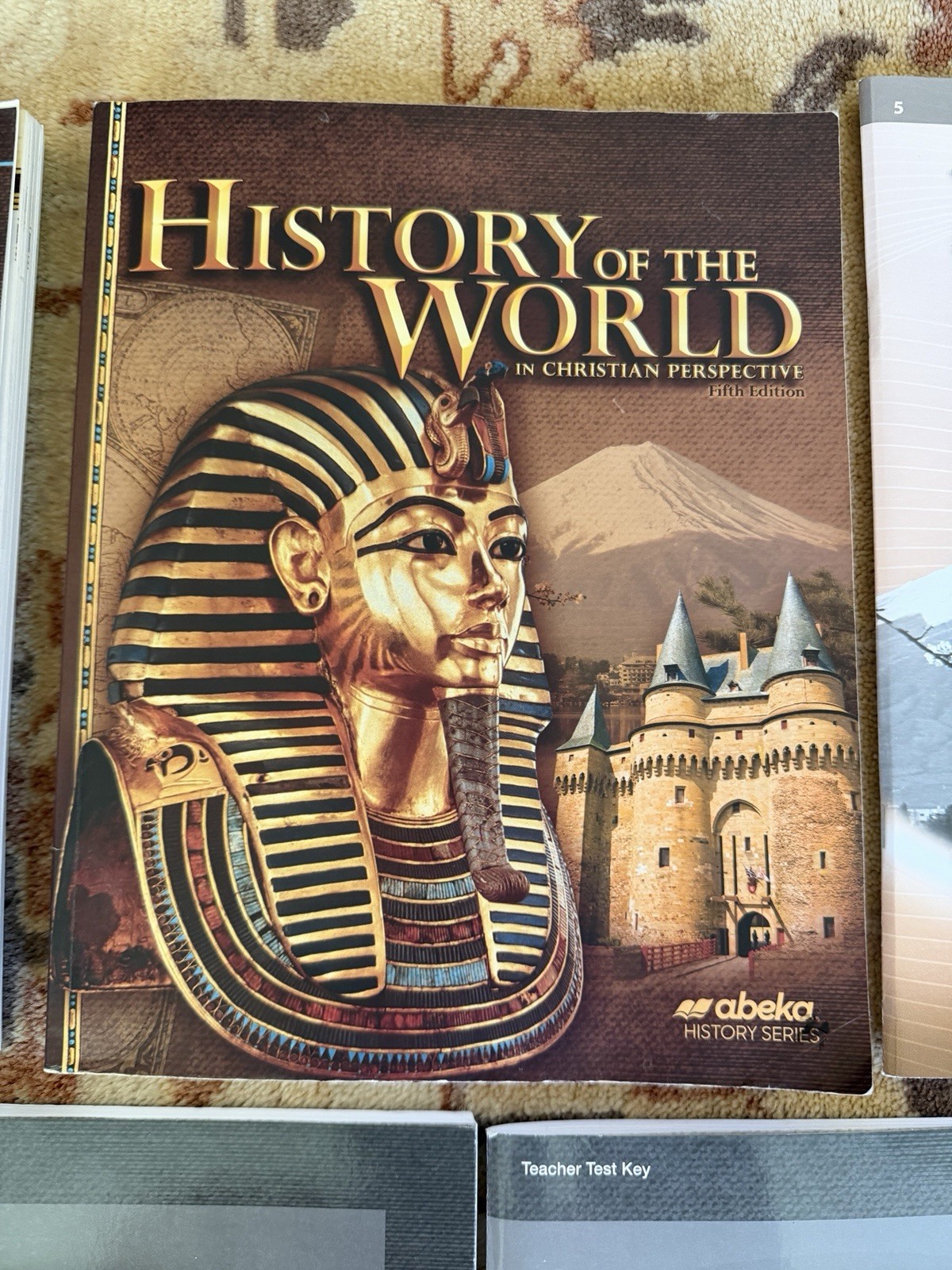 Abeka 7th grade History of the World, Teacher student curriculum Test quiz Keys