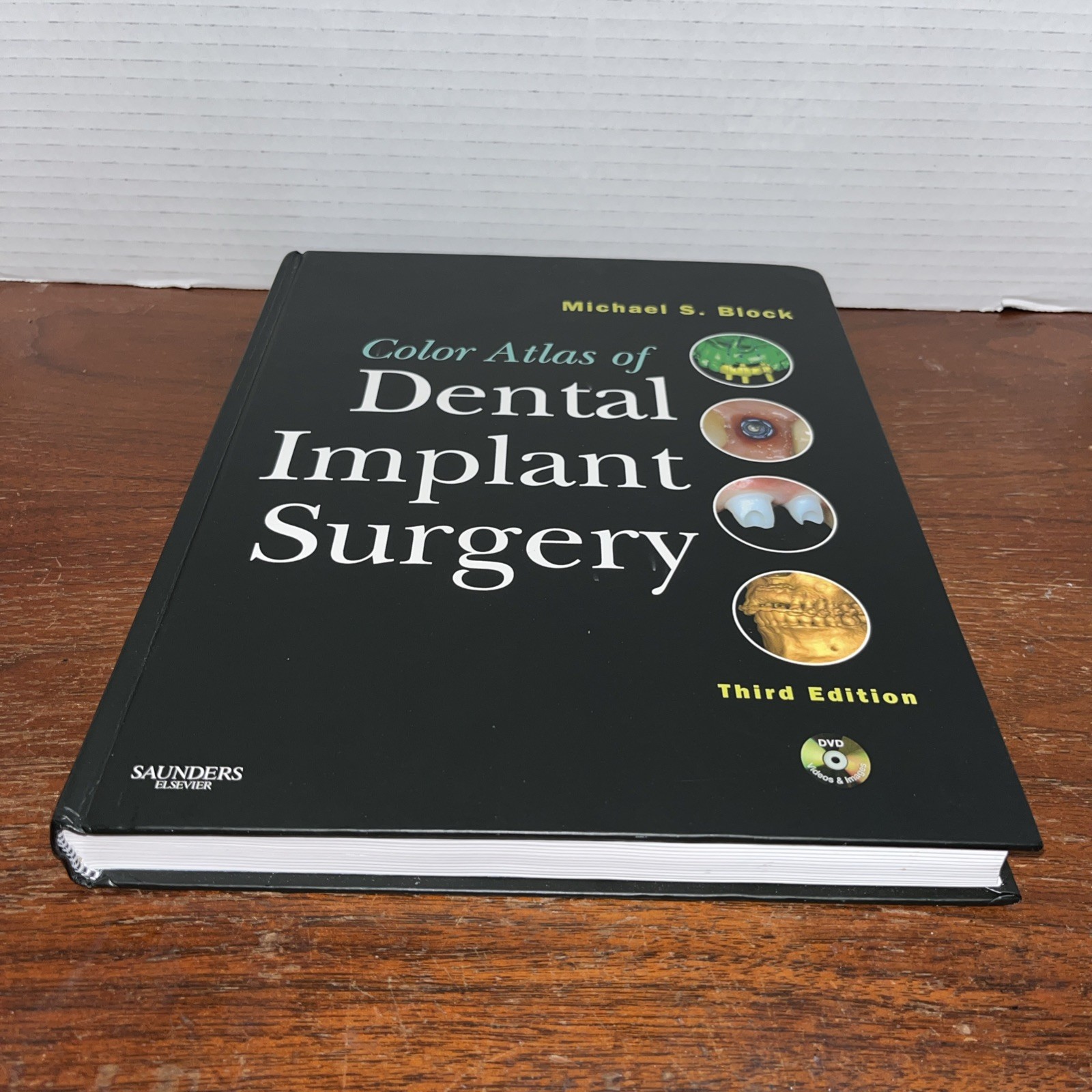 Color Atlas of Dental Implant Surgery by Michael S. Block (2010, Hardcover) +DVD
