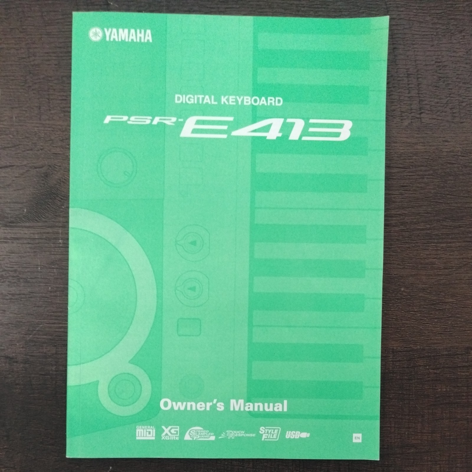 Yamaha PSR-E413 Instruction Manual: 128 Pages – Original