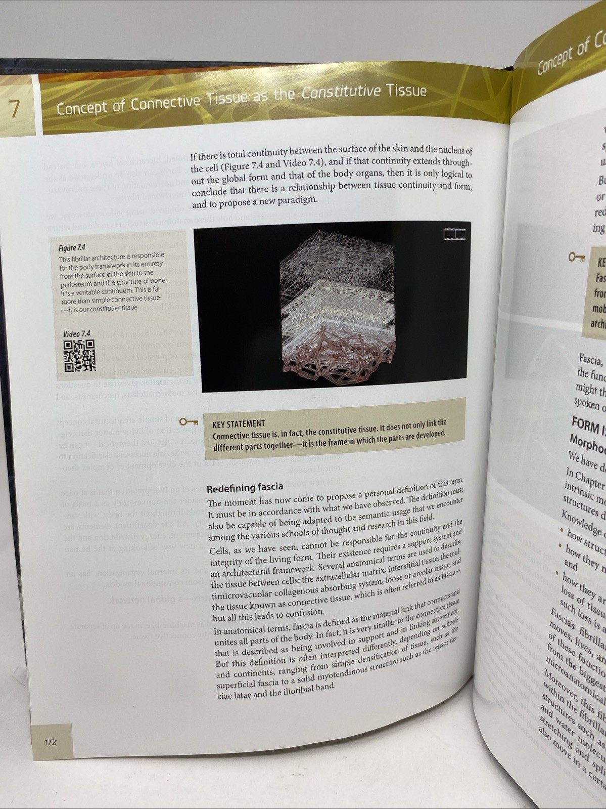 Architecture of Human Living Fascia (2015, Hardcover + DVD, Clean Pages)