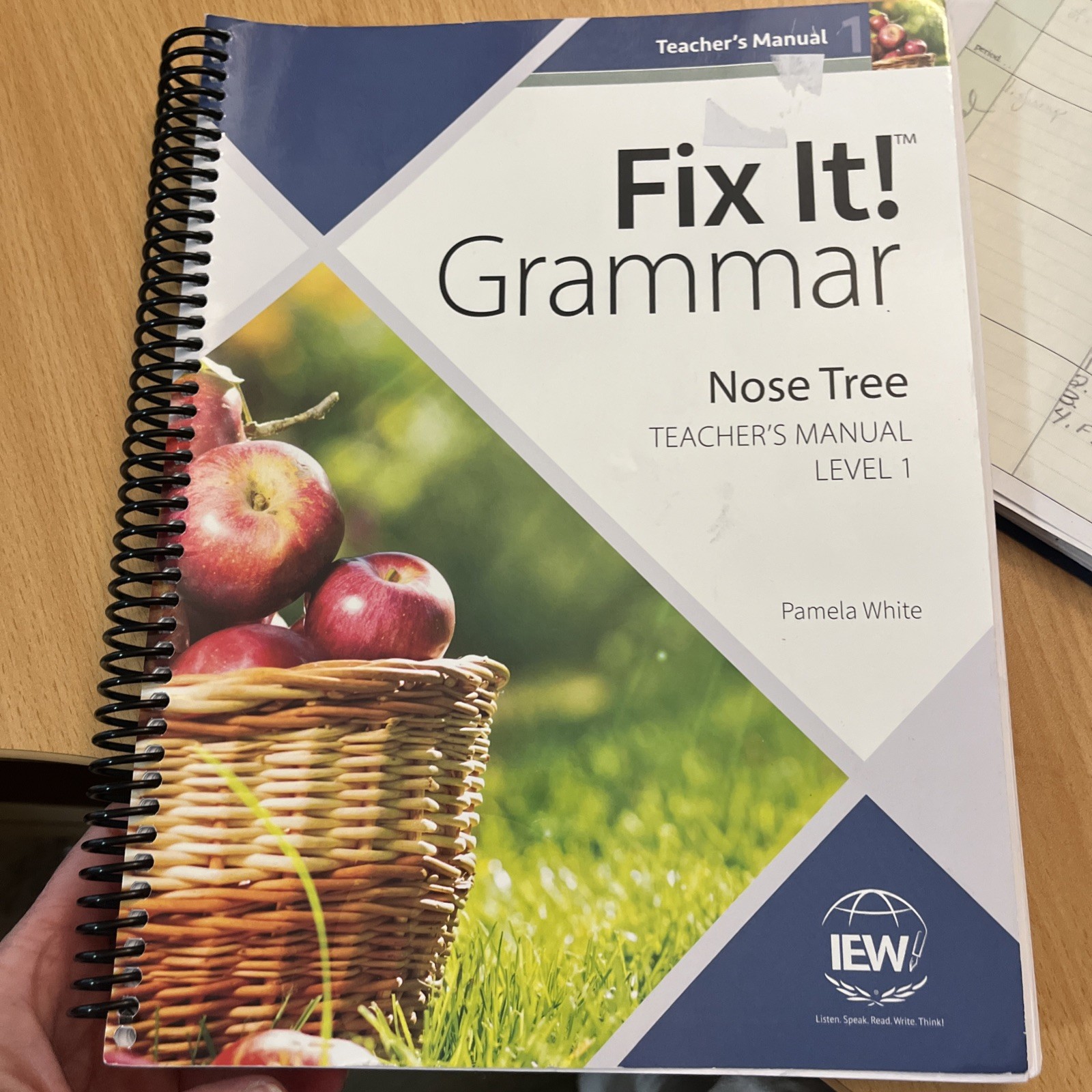 IEW Fix It Grammar Nose Tree Teachers Manual 4th Edition by Andrew Pudewa