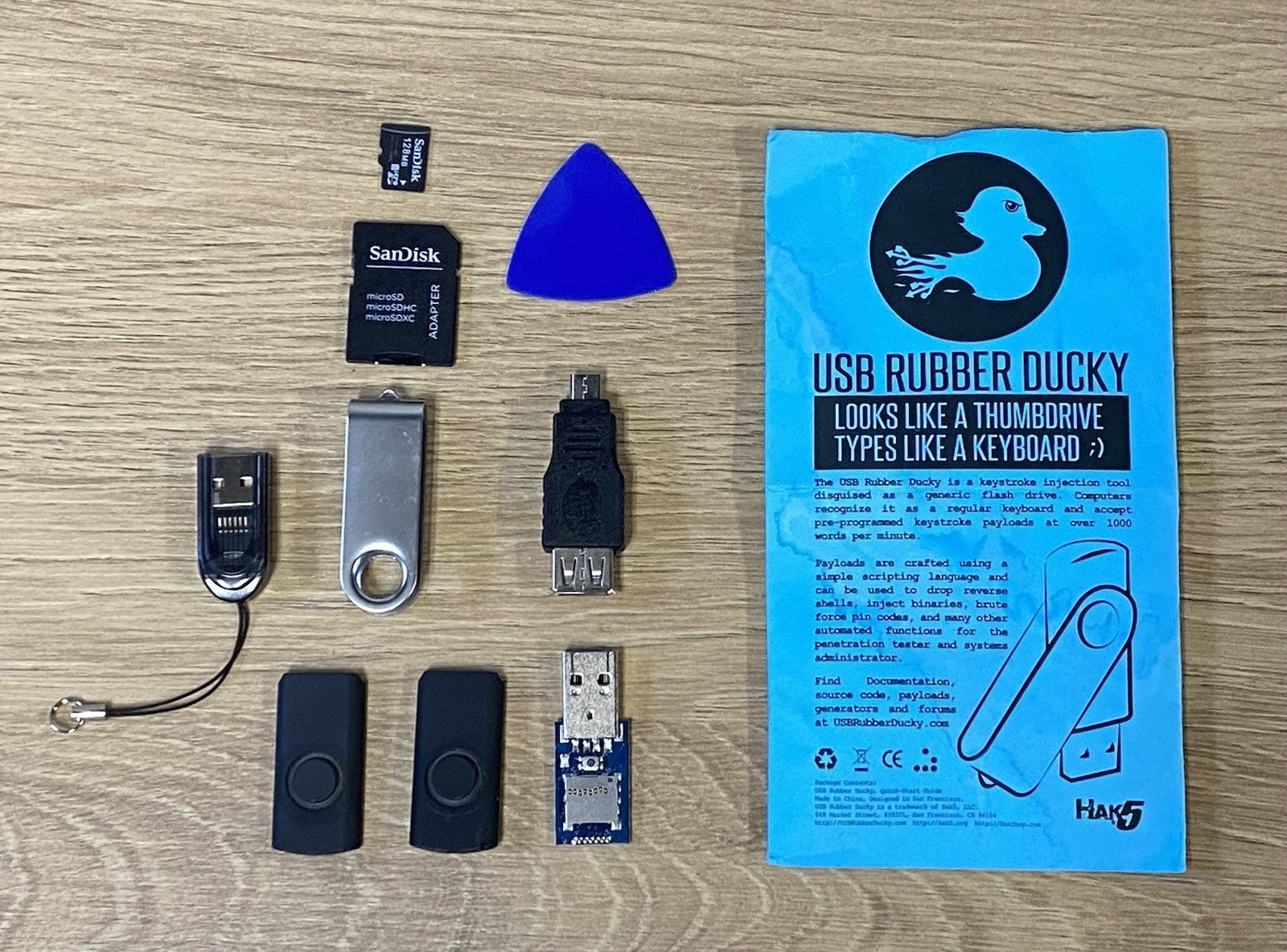 Hak 5 USB Ducky & Supporting Kit