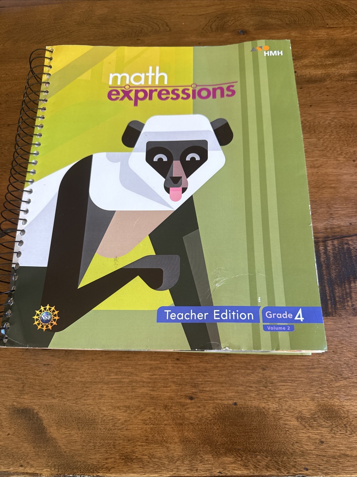 Math Expressions, Grade 4 Volume 2, Teacher Edition – Spiral bound by HMH – Good