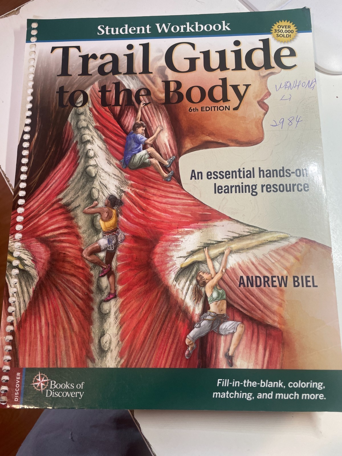 Trail Guide to the Body Student Workbook – 6th Edition
