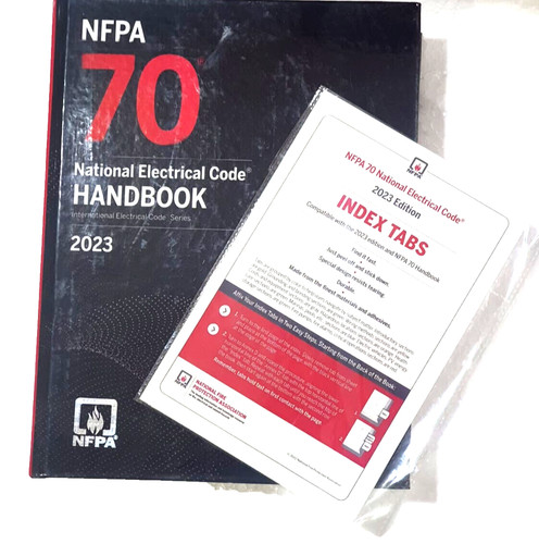 NFPA Handbook 2023 Book National Electrical Code with INDEX TABS Free Shipping.