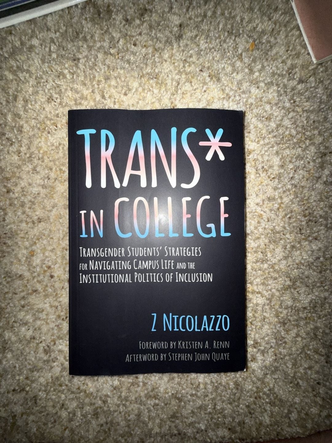 Trans in College: Trans Students’ Strategies for Navigating Campus Life