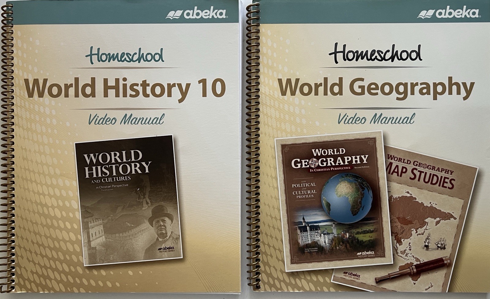 Abeka World History 10, World Geography Video Manuals 2018